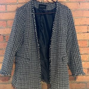 Banana Republic Blazer Navy and white